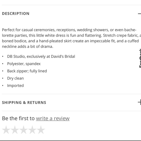 DB Studio Off Shoulder Cuff Neckline Crepe Dress - Picture 3 of 7